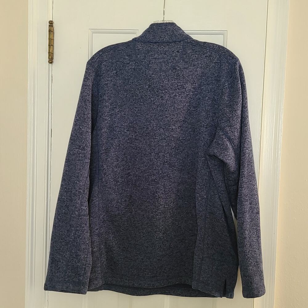 Woolrich 1/4 Snap Pullover Jacket Size Medium Blue - image 2